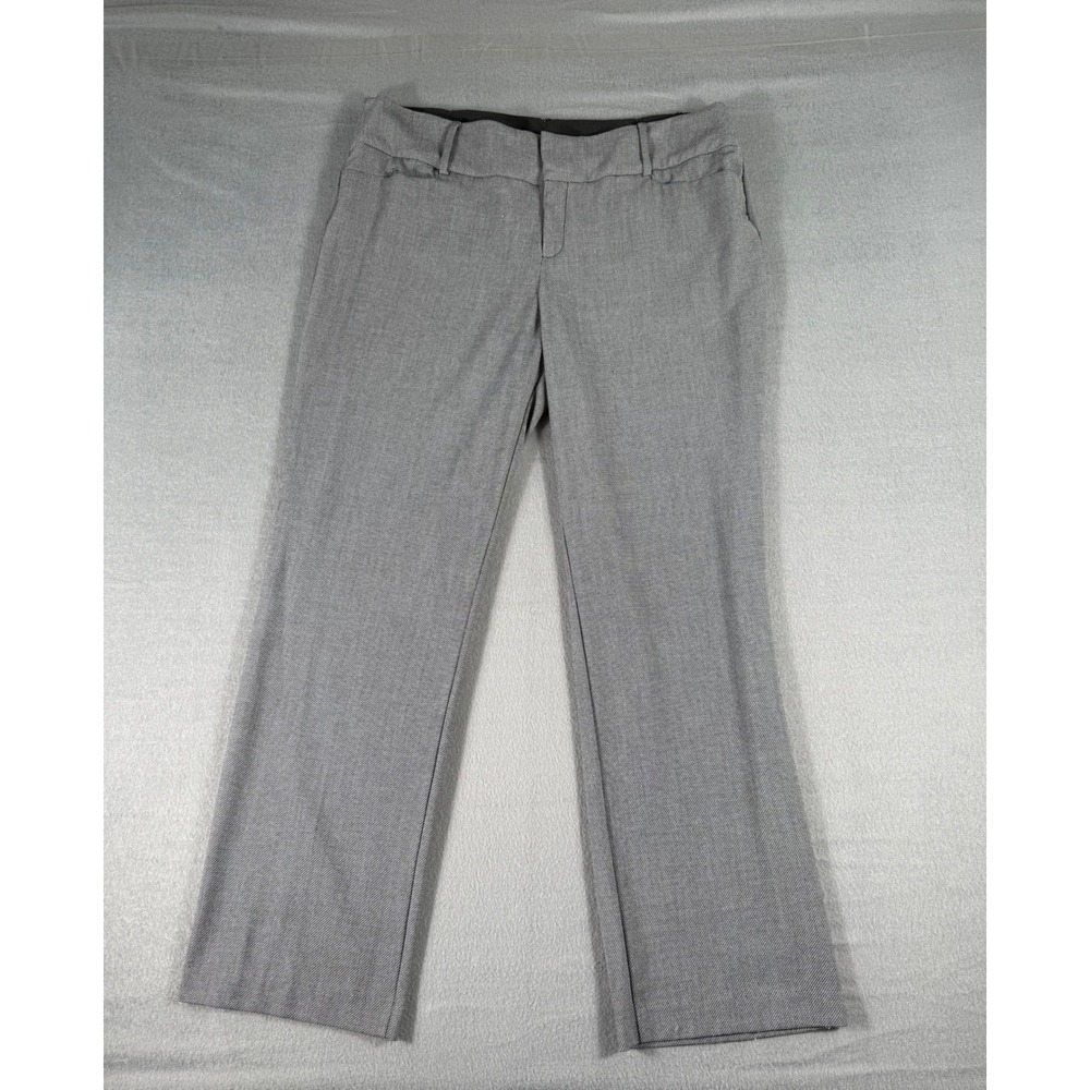 Nine‎ West Bootcut Dress Pants Women's Size 16 Gray Stretch Career Slacks Work